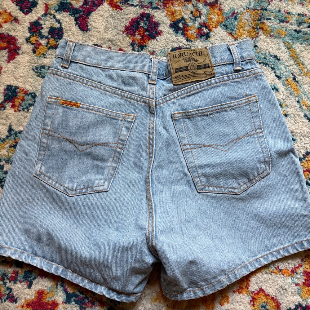 Jordache Classic Blue Jean Shorts with Traditional Pockets